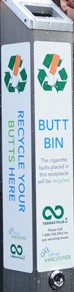 Don´t drop your cigarette butt in Vancouver Don´t drop your cigarette butt in Vancouver