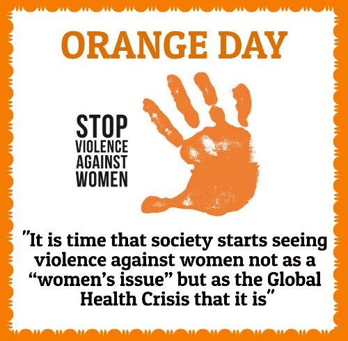 Orange Day – Say STOP to Violence against Women Orange Day – Say STOP to Violence against Women