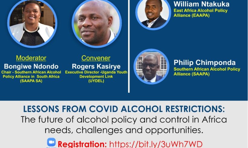 Africa Alcohol Policy Webinar Series – Part 1 Africa Alcohol Policy Webinar Series – Part 1