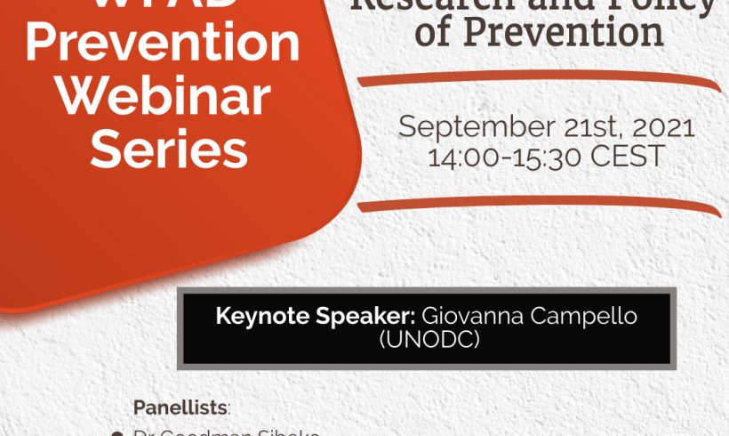 Prevention Webinar Series – Webinar II – Research and Policy of Prevention Prevention Webinar Series – Webinar II – Research and Policy of Prevention