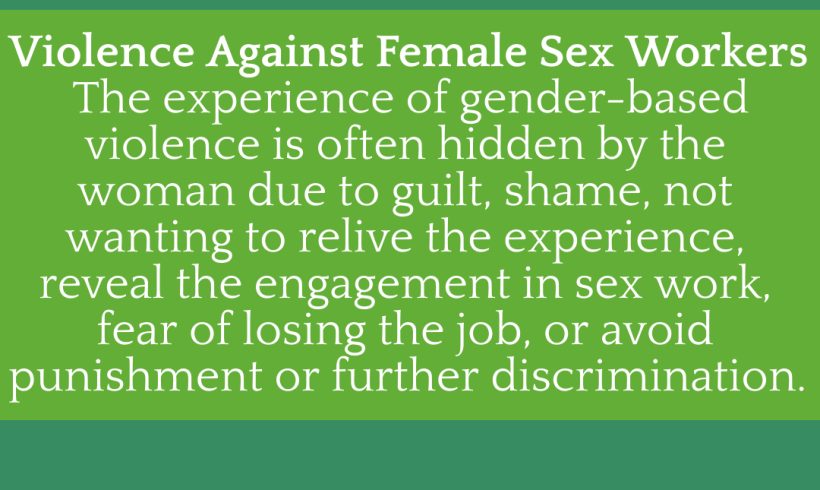 16 Days of Activism – Gender-Based Violence Against Sex Workers 16 Days of Activism – Gender-Based Violence Against Sex Workers