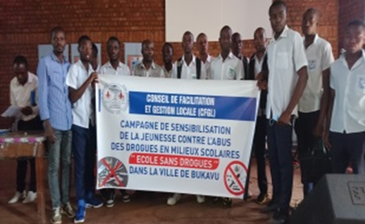 Campagne De Prevention De La Jeunesse Contre l’abus Des Drogues En Milieux Scolaires Dans La Ville De Bukavu En Republique Democratique Du Congo Du 24 au 25 Nov 2022 Campagne De Prevention De La Jeunesse Contre l’abus Des Drogues En Milieux Scolaires Dans La Ville De Bukavu En Republique Democratique Du Congo Du 24 au 25 Nov 2022