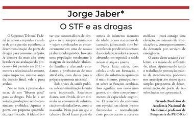 THE STF AND THE DRUGS – by Jorge Faber THE STF AND THE DRUGS – by Jorge Faber