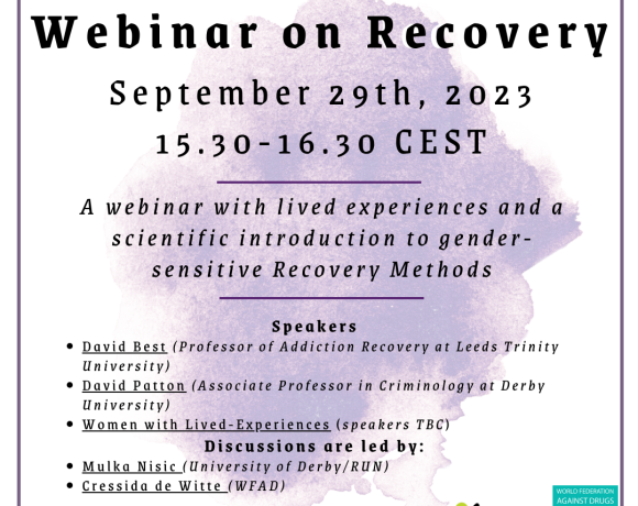 Invitation to our Webinar on Recovery – Sep 29th