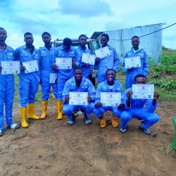 Sober Youth Project: Young men – former violent street gang members – trained in agricultural techniques and fish farming by ECCS in Kinshasa