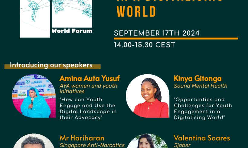 Webinar Invitation: Youth Engagement in a Digitalising World Webinar Invitation: Youth Engagement in a Digitalising World