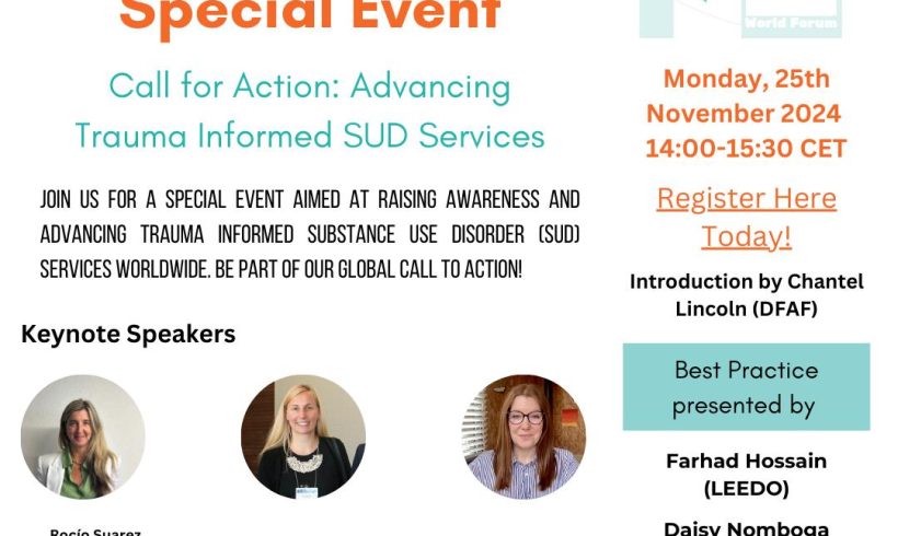 Webinar Invitation: Call for Action: Advancing Trauma-Informed SUD Services for Orange Day 2024 Webinar Invitation: Call for Action: Advancing Trauma-Informed SUD Services for Orange Day 2024