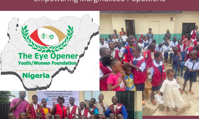 Day 8 – WFADs 16 Days of Activism on Empowering Marginalised Populations with the Eye Opener Foundation Day 8 – WFADs 16 Days of Activism on Empowering Marginalised Populations with the Eye Opener Foundation