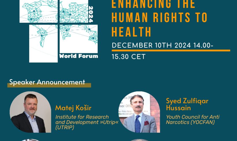 SPEAKER ANNOUNCEMENT – Webinar IV – Best Practices Enhancing the Human Rights to Health, Dec 10 at 14.00 CET SPEAKER ANNOUNCEMENT – Webinar IV – Best Practices Enhancing the Human Rights to Health, Dec 10 at 14.00 CET