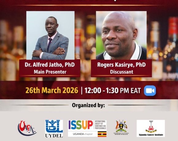 Webinar Announcement: Alcohol Harm in Uganda – March 26, 12pm East Africa Time