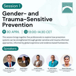 WFAD Training Series – Session 1: Gender- and Trauma-Sensitive Prevention