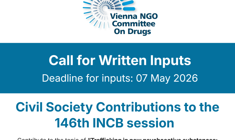 VNGOC Call for Written Inputs: Civil Society Contributions to the 146th INCB Session VNGOC Call for Written Inputs: Civil Society Contributions to the 146th INCB Session
