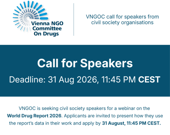 VNGOC Call for Speakers: World Drug Report 2026 Webinar VNGOC Call for Speakers: World Drug Report 2026 Webinar