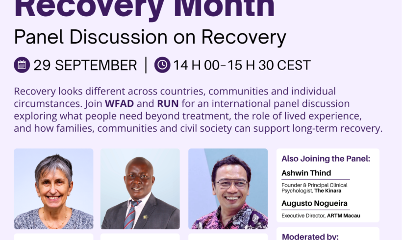 Recovery Month Webinar – Panel Discussion on Recovery Recovery Month Webinar – Panel Discussion on Recovery