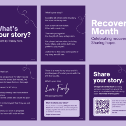 Recovery Month – What’s your story? by Tracey Ford