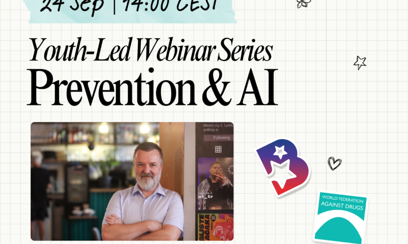 Upcoming Youth-Led Webinar: Prevention & AI – 24 Sep, 14:00 CEST Upcoming Youth-Led Webinar: Prevention & AI – 24 Sep, 14:00 CEST