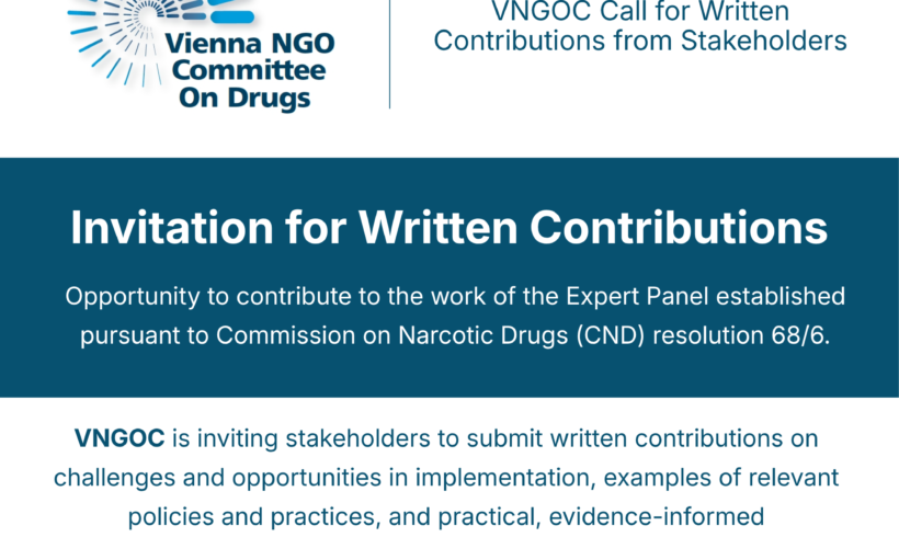 Call for Written Contributions to the CND Expert Panel