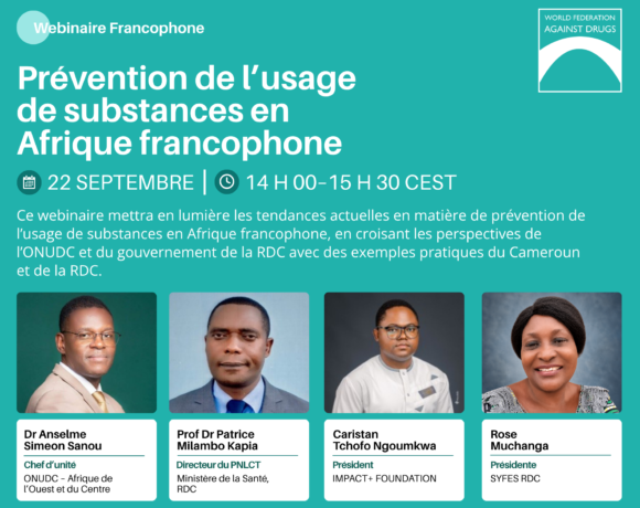 Webinaire francophone | Prévention de l’usage de substances en Afrique francophone Webinaire francophone | Prévention de l’usage de substances en Afrique francophone