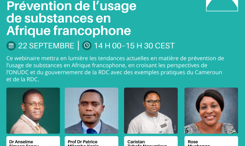 Webinaire francophone | Prévention de l’usage de substances en Afrique francophone