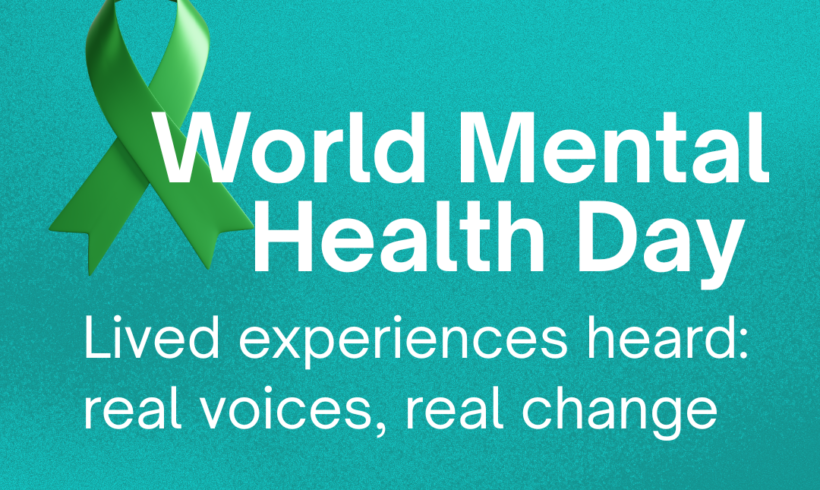 World Mental Health Day 2026: Lived experiences heard, real voices, real change